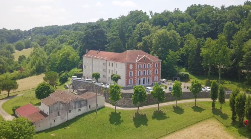 Vue aérienne de l'ITEP des Deux Rivières